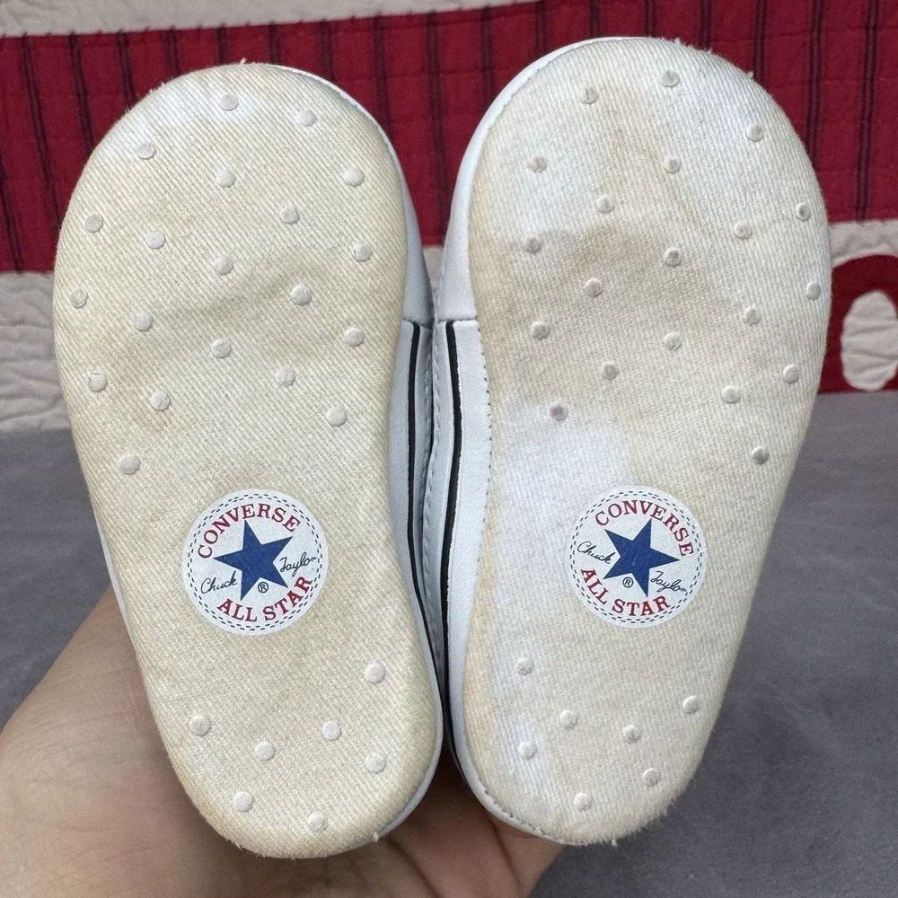 Size 3c‎ - Converse Baby Crib Shoes Denim White